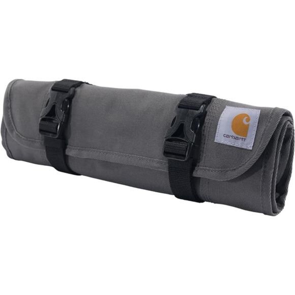 18 Pocket Utility, Durable Water-Resistant Tool Organization Roll Bag, Grey - Picture 2 of 6